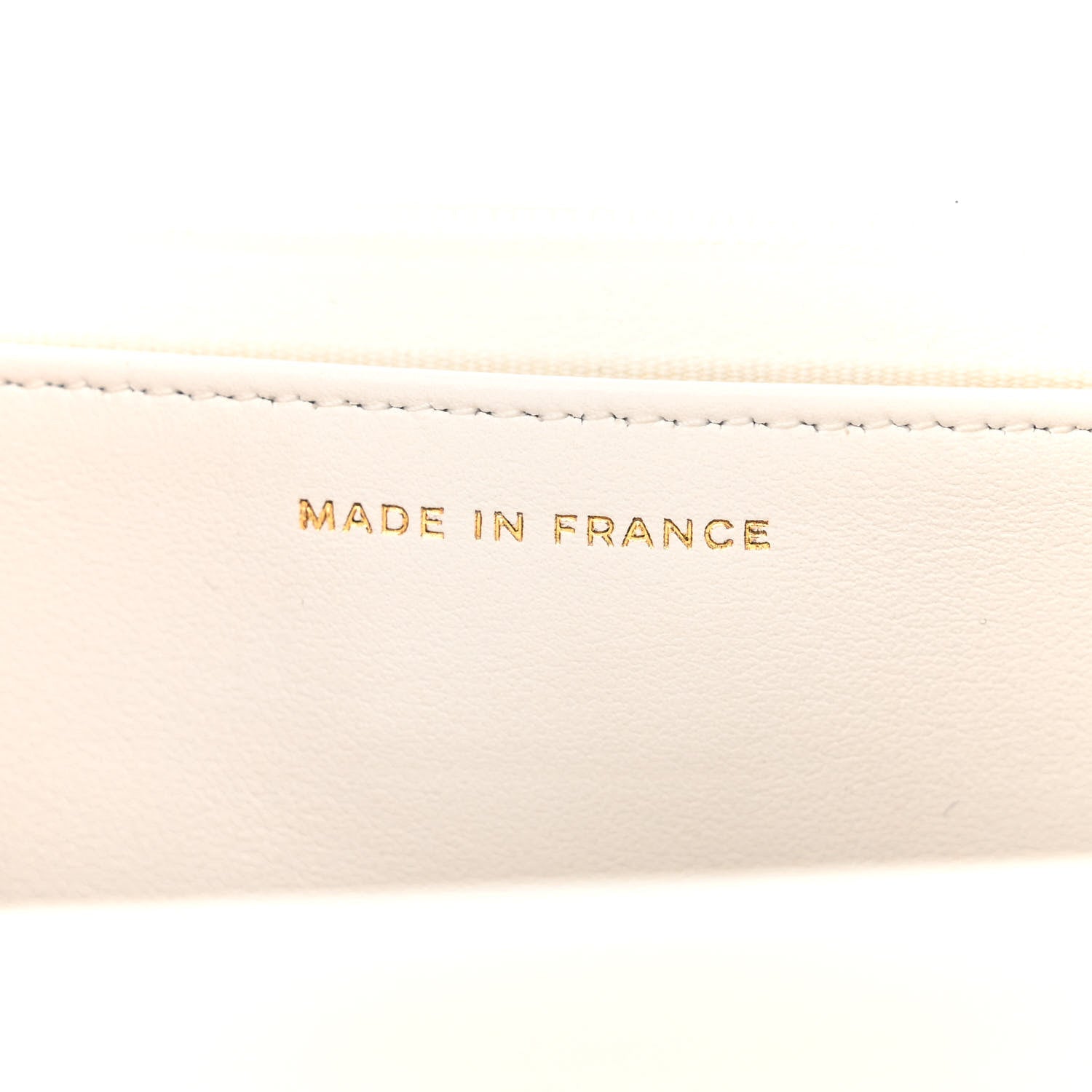 Chanel Caviar Quilted Wallet On Chain WOC White 7 of 11