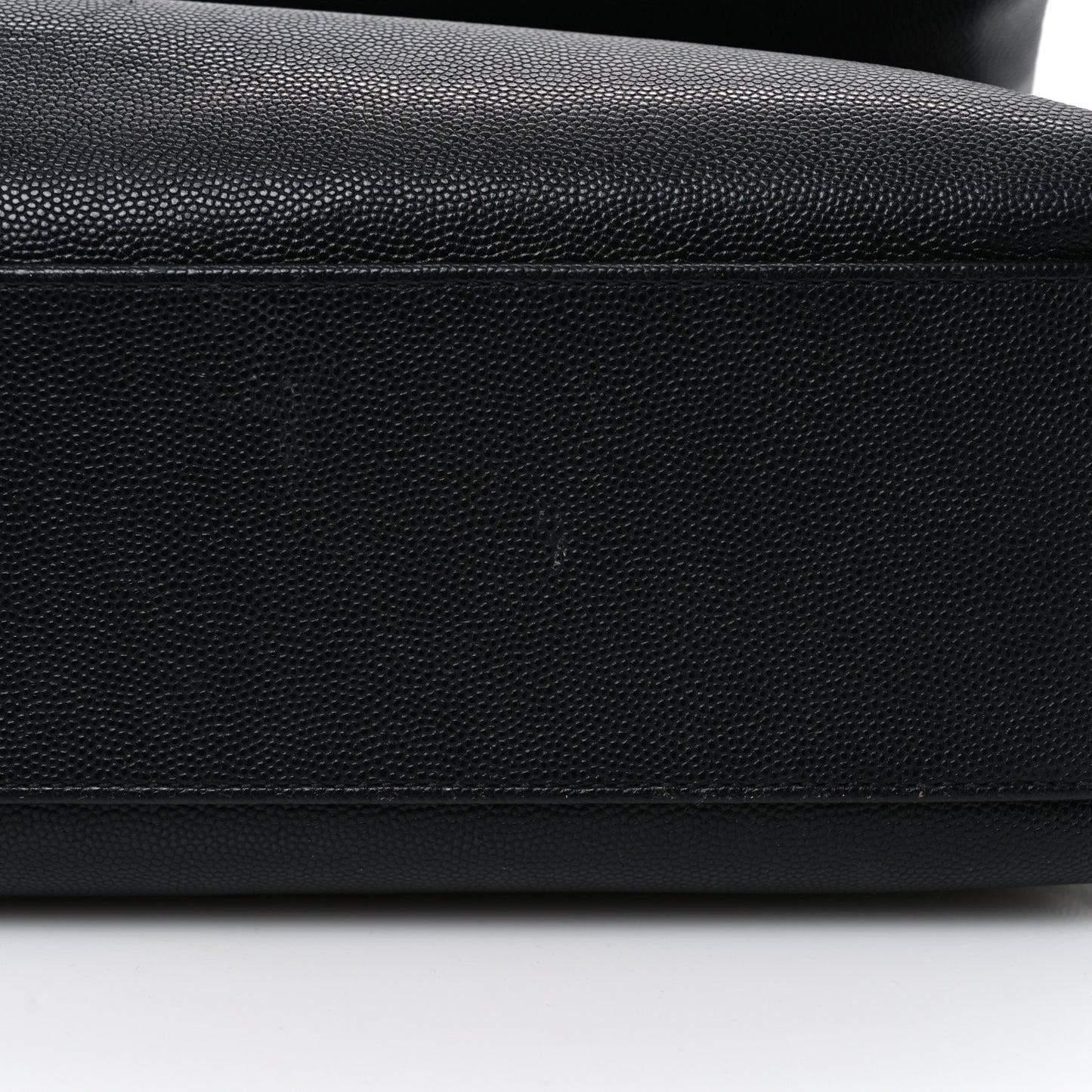 Grain De Poudre Medium West Hollywood Monogram Fold-Over Black