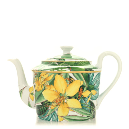Hermes Porcelain Passiflora Teapot 1 of 8