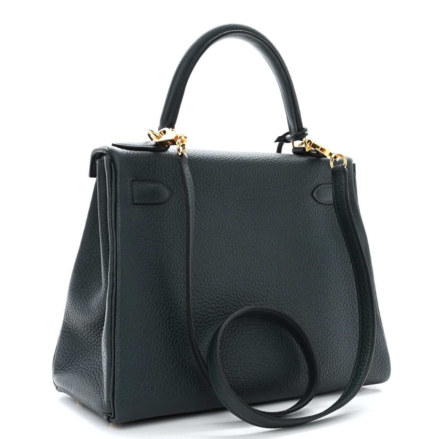 Hermes Togo Kelly Retourne 28 Vert Cypress 3 of 13