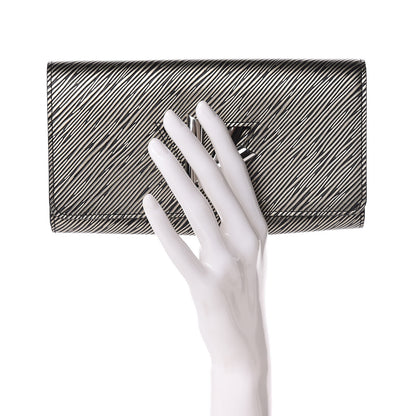 Louis Vuitton Epi Twist Wallet Platine 2 of 7