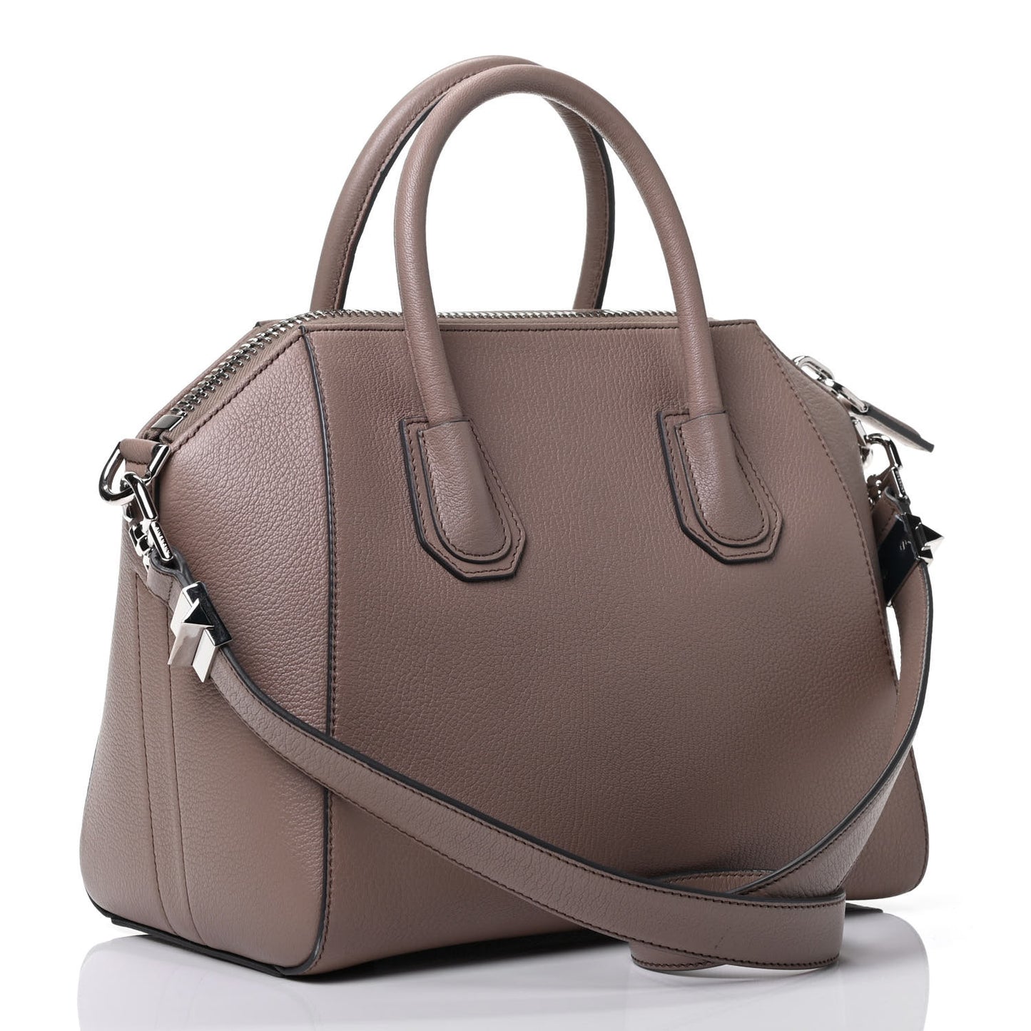 Sugar Goatskin Small Antigona Mastic
