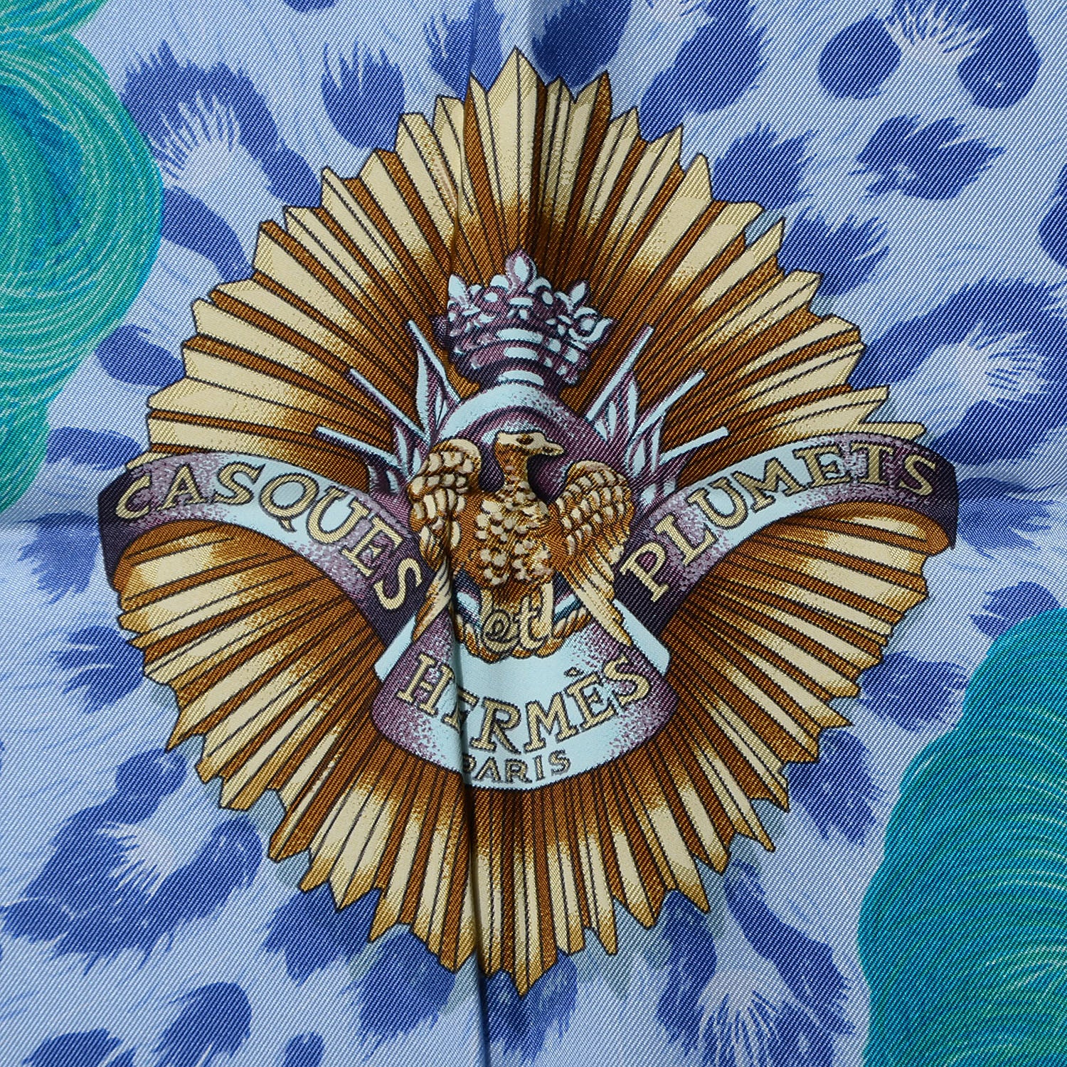 Hermes Silk Casques et Plumets Scarf 90 3 of 6