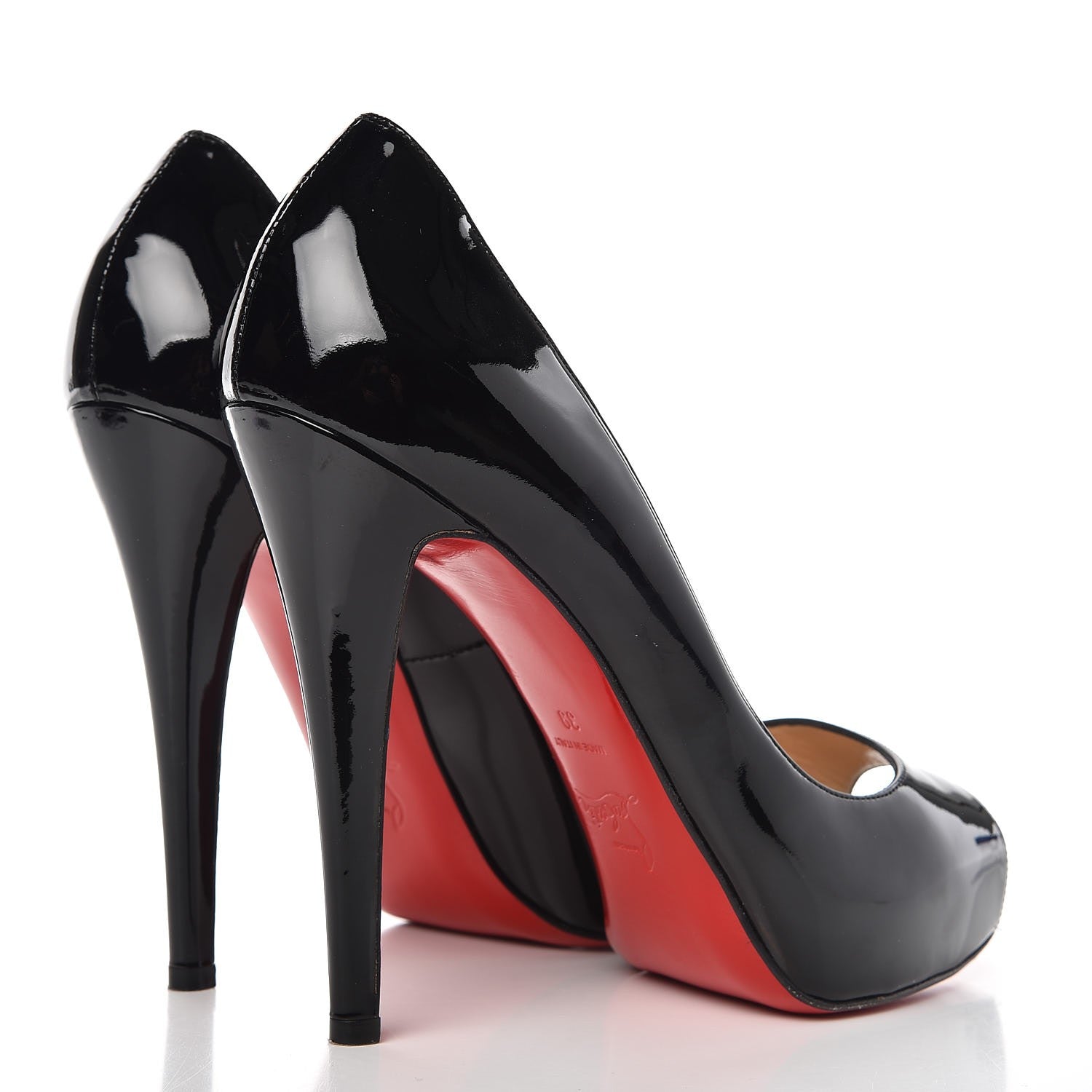 Christian Louboutin Patent Very Prive 120 Pumps 39 Black 4 of 11