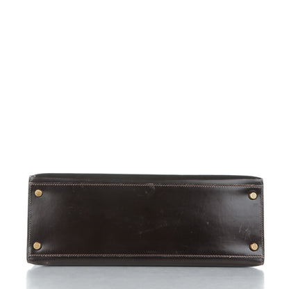 Hermes Box Kelly Sellier 32 Chocolate 6 of 25