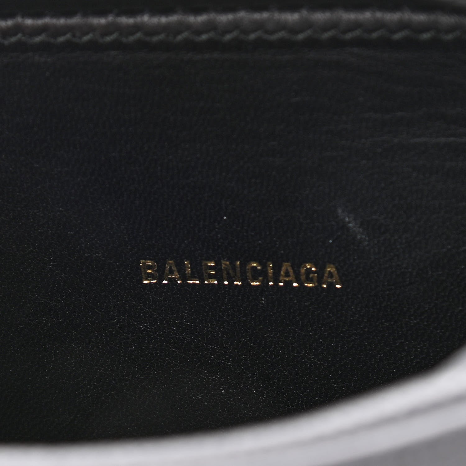 Balenciaga Grained Calfskin Logo XS Ville Camera Bag Gris Perle Fonce White 6 of 9