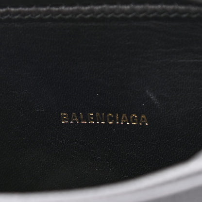 Balenciaga Grained Calfskin Logo XS Ville Camera Bag Gris Perle Fonce White 6 of 9