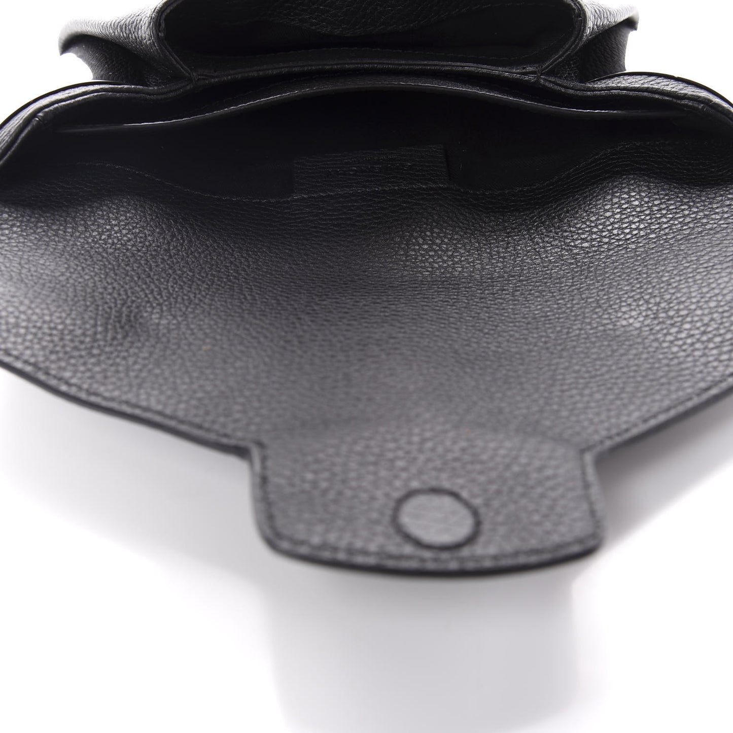 Sugar Goatskin Small Antigona Envelope Clutch Black