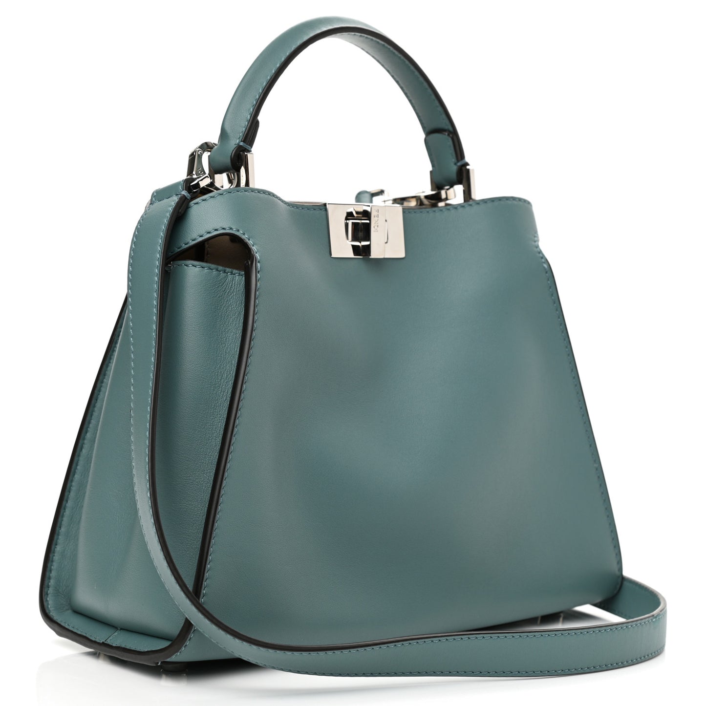 Vitello Tahiti Burro Bi-Color Medium Peekaboo Iconic Essentially Satchel Pound Sand Nuvola