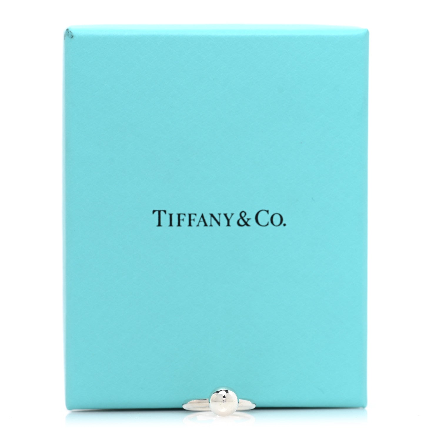 Tiffany Sterling Silver 8mm Hardwear Ball Ring 47 4 5 of 5