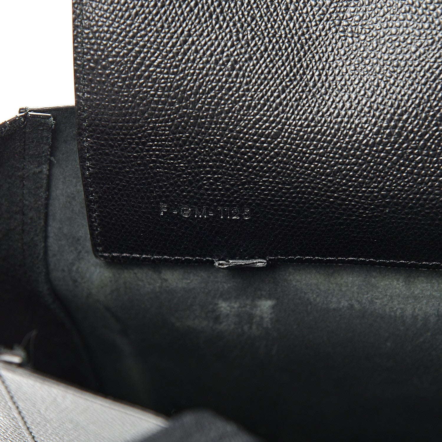 Celine Grained Calfskin Small Vertical Cabas Black 7 of 12