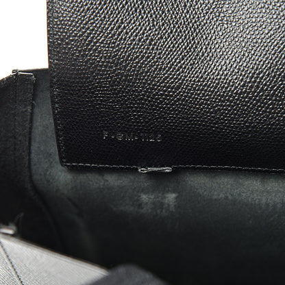 Celine Grained Calfskin Small Vertical Cabas Black 7 of 12