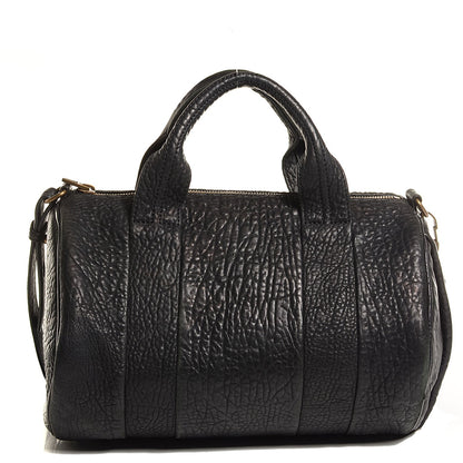 Alexander Wang Pebbled Lambskin Rocco Black Antique Brass Hardware 1 of 7