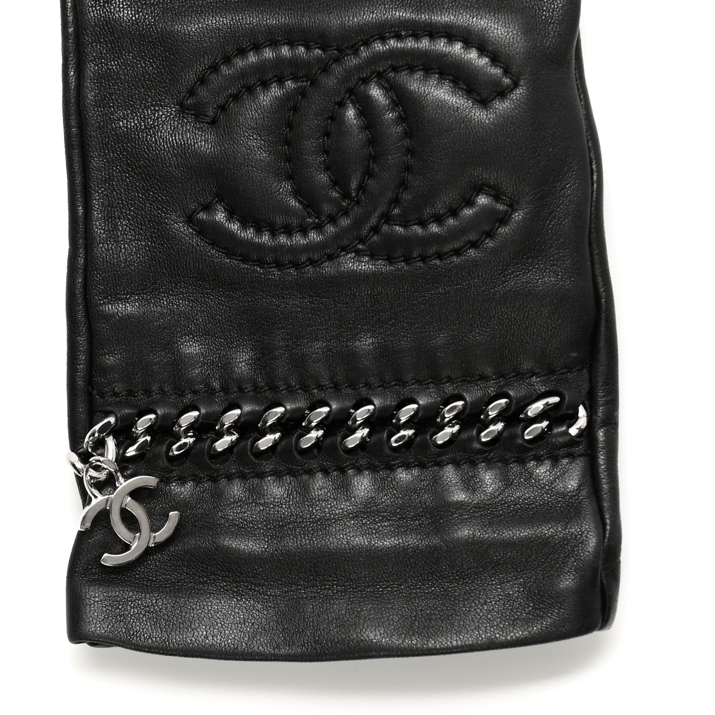Lambskin Chain CC Glove 7 Black