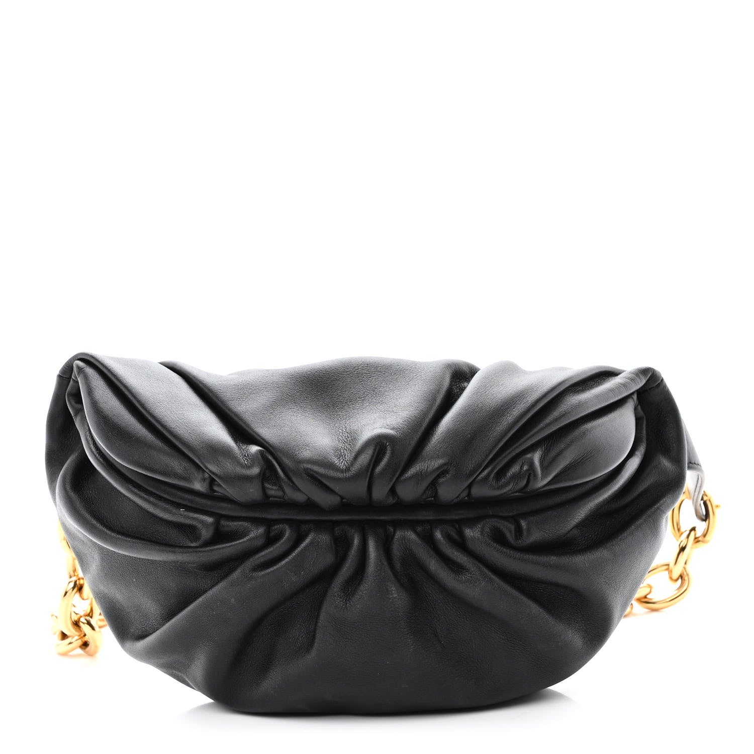 Bottega Veneta Nappa The Belt Chain Pouch Black 1 of 10