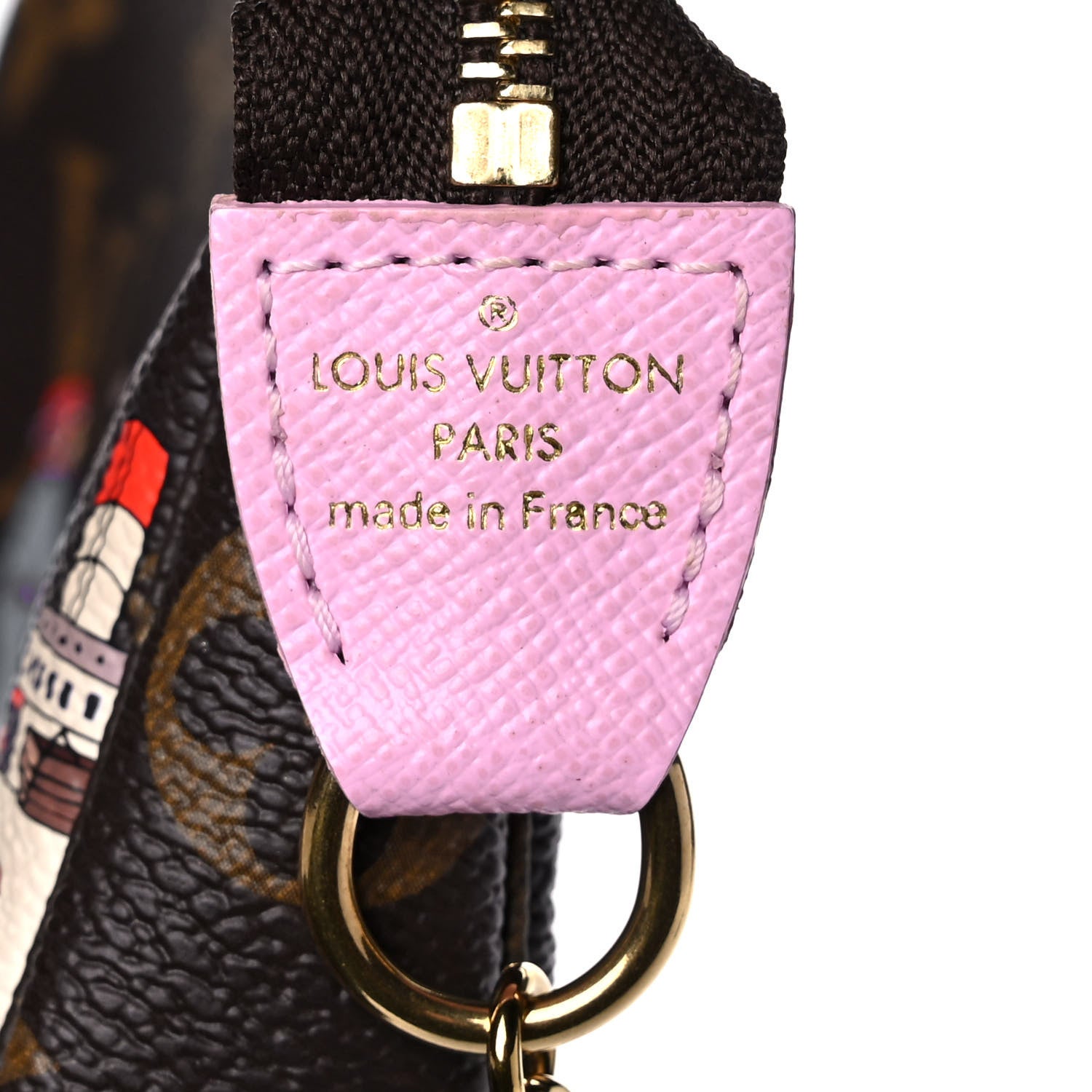 Louis Vuitton Monogram 2016 Christmas Animation Mini Pochette Accessories Rose Ballerine 6 of 12