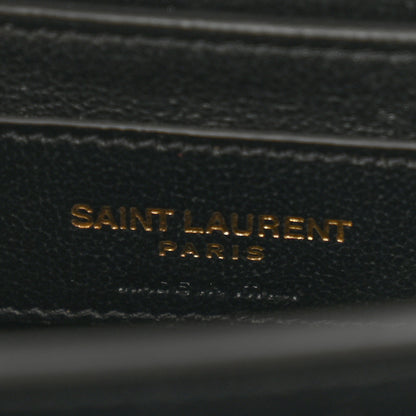 Saint Laurent Calfskin Mini Classic Monogram Cassandra Top Handle Light Sage 6 of 11