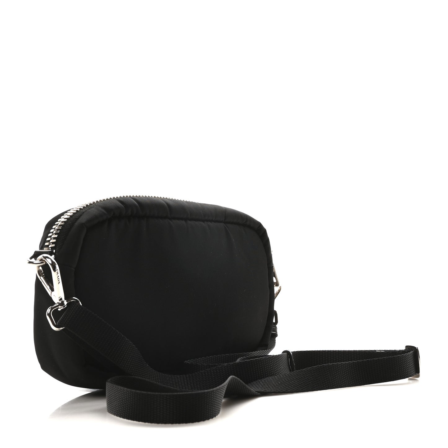Tessuto Soft Nylon Small Convertible Crossbody Wristlet Black Fuoco