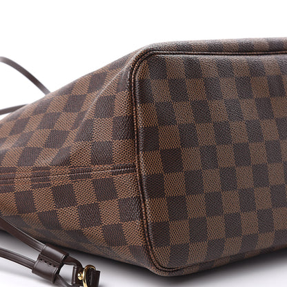 Louis Vuitton Damier Ebene Neo Neverfull MM Rose Ballerine 7 of 10