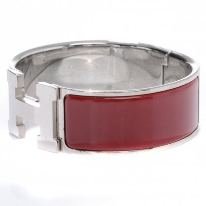 Hermes Enamel Wide Clic Clac H Bracelet PM Red 3 of 6