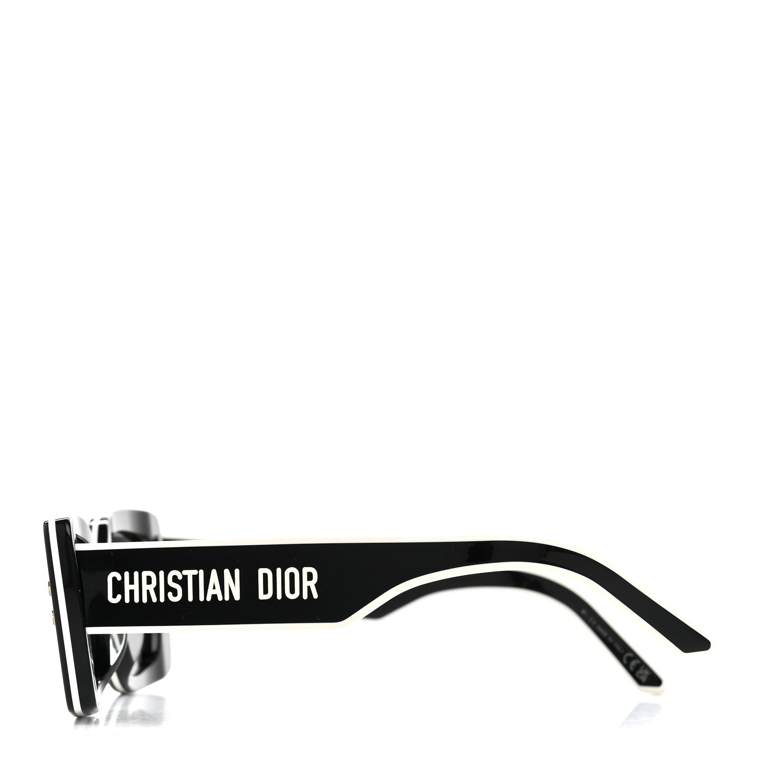 Christian Dior Diorpacific S1U Square Sunglasses Black White 3 of 8