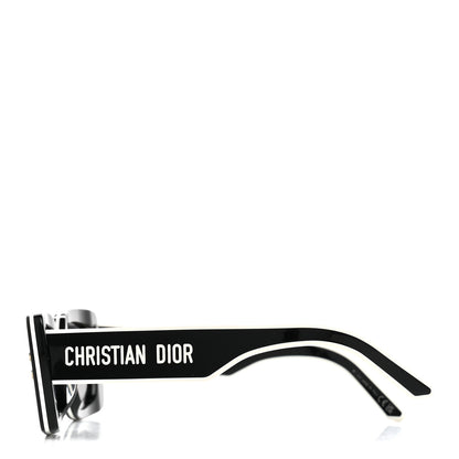 Christian Dior Diorpacific S1U Square Sunglasses Black White 3 of 8