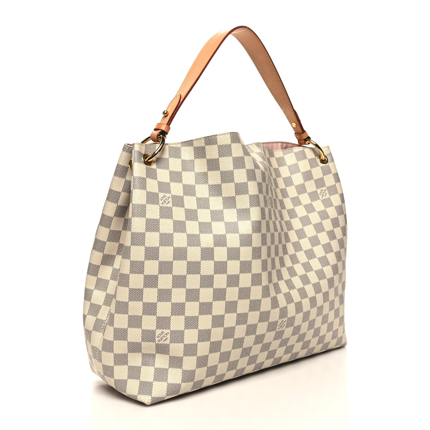 Damier Azur Graceful MM Rose Ballerine