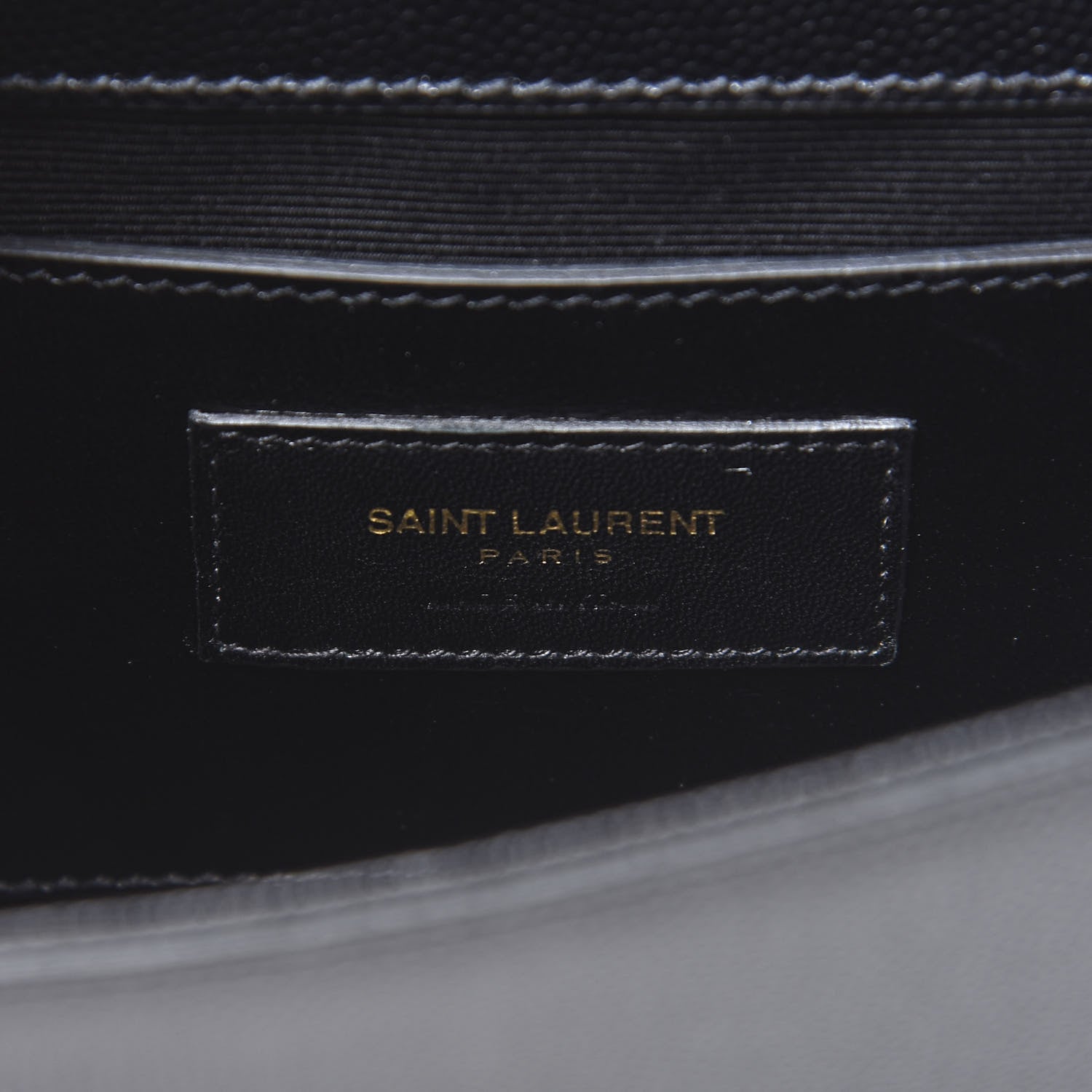 Saint Laurent Grain De Poudre Small Monogram Kate Satchel Black 5 of 8
