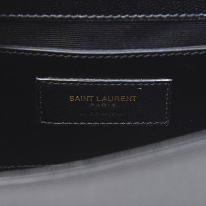 Saint Laurent Grain De Poudre Small Monogram Kate Satchel Black 5 of 8