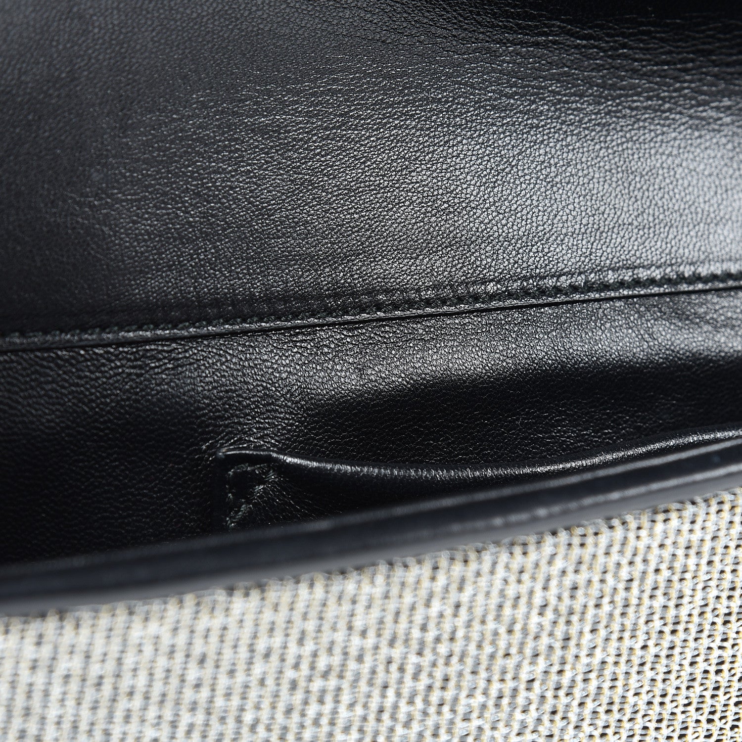 Saint Laurent Metallic Mesh Calfskin Classic Y Ligne Clutch Silver Black 9 of 12