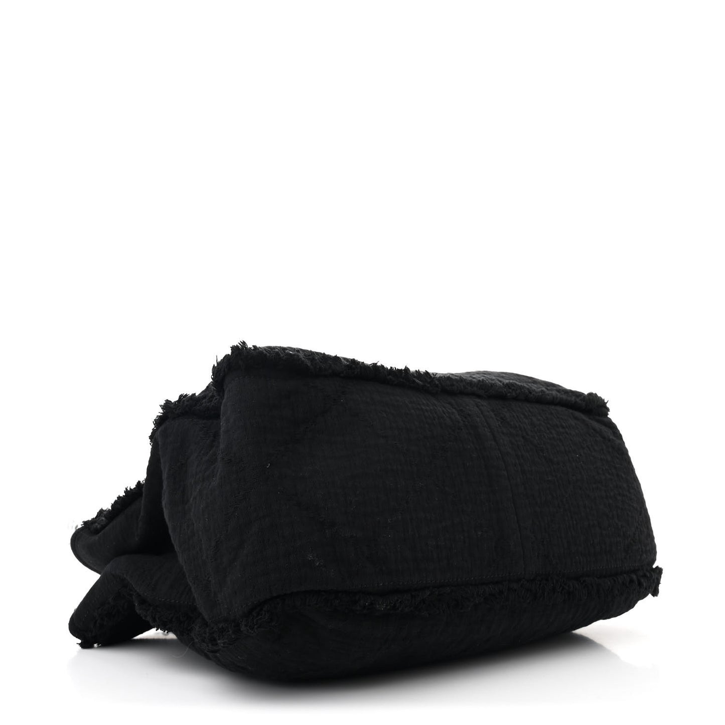 Canvas Extra Large Double Face Shopping Tote Black