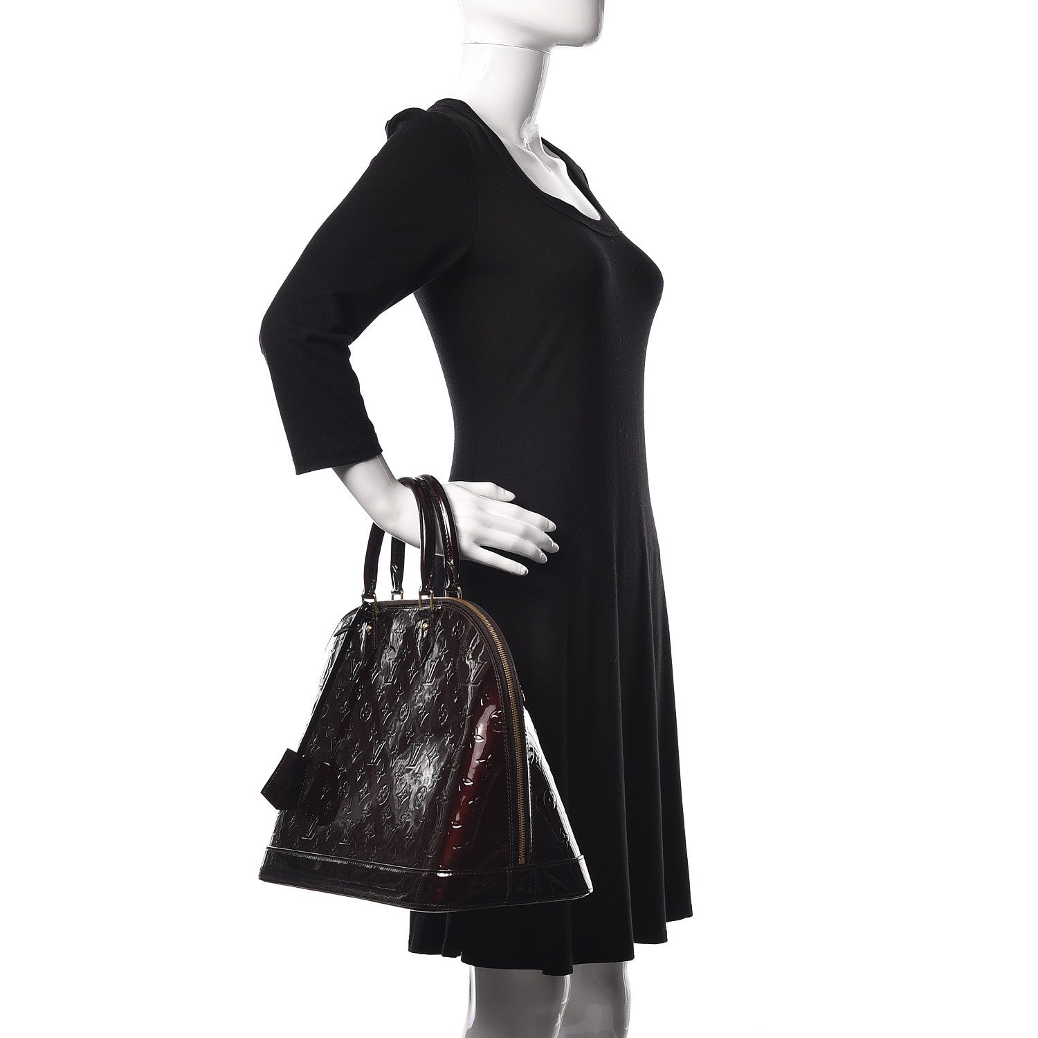 Louis Vuitton Vernis Alma MM Amarante 2 of 10