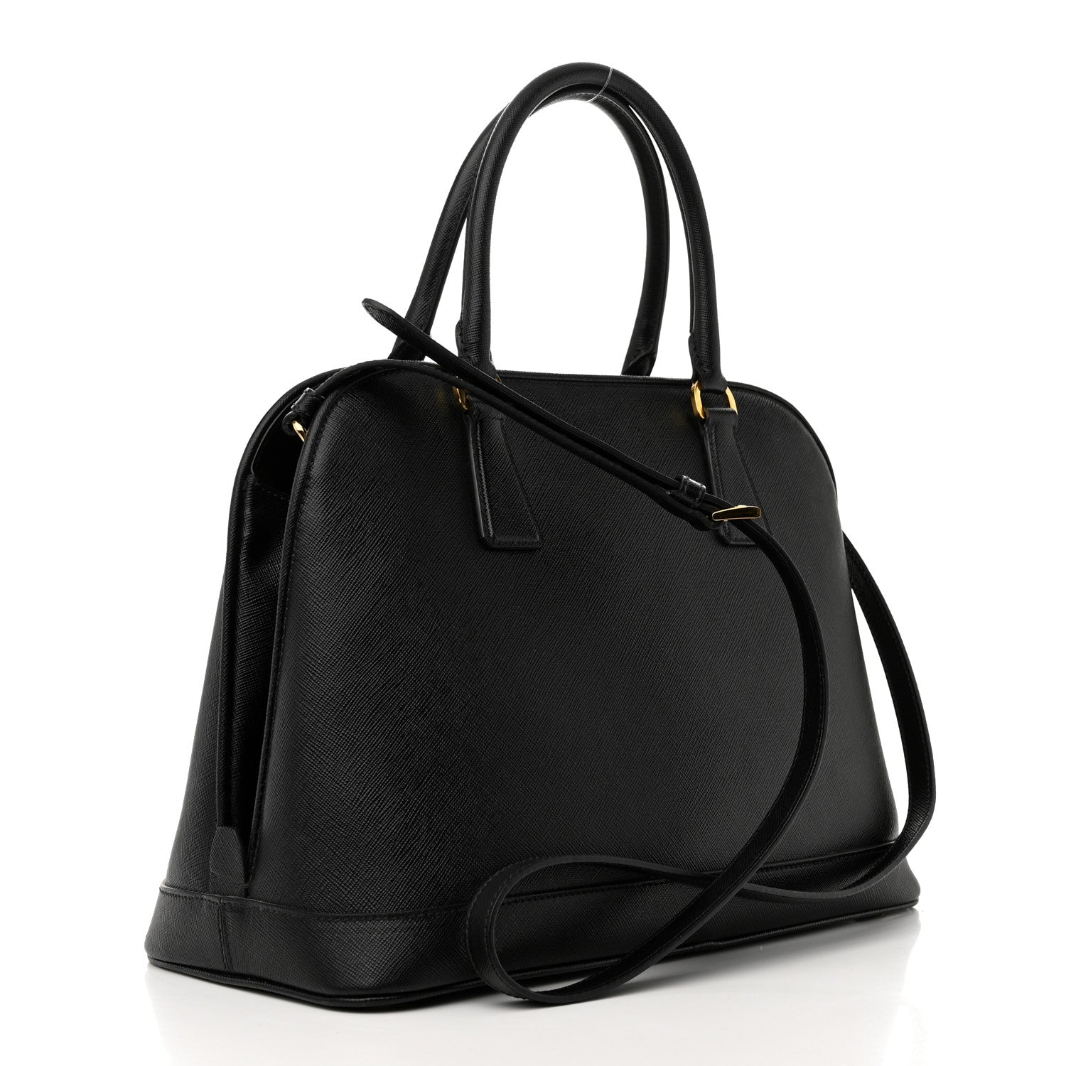 Prada Saffiano Lux Open Promenade Tote Black 3 of 13