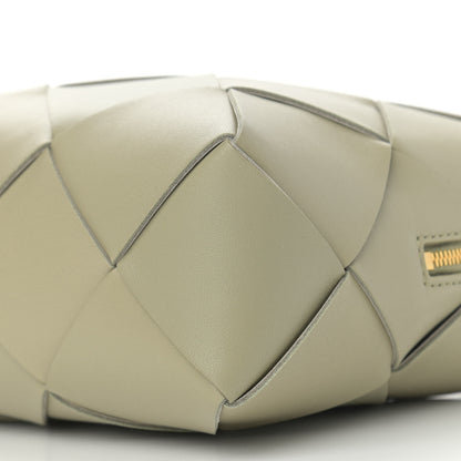 Bottega Veneta Lambskin Maxi Intreccio Small Cassette Camera Bag Travertine 9 of 10