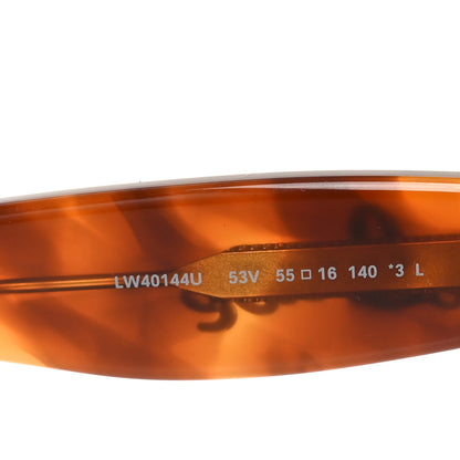 Loewe Acetate Curvy Aviator Sunglasses LW40144U Tortoise 6 of 7