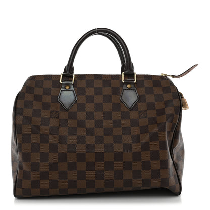 Louis Vuitton Damier Ebene Speedy 30 1 of 12