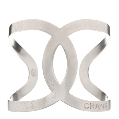 Chanel Metal CC Cuff Silver 1 of 4