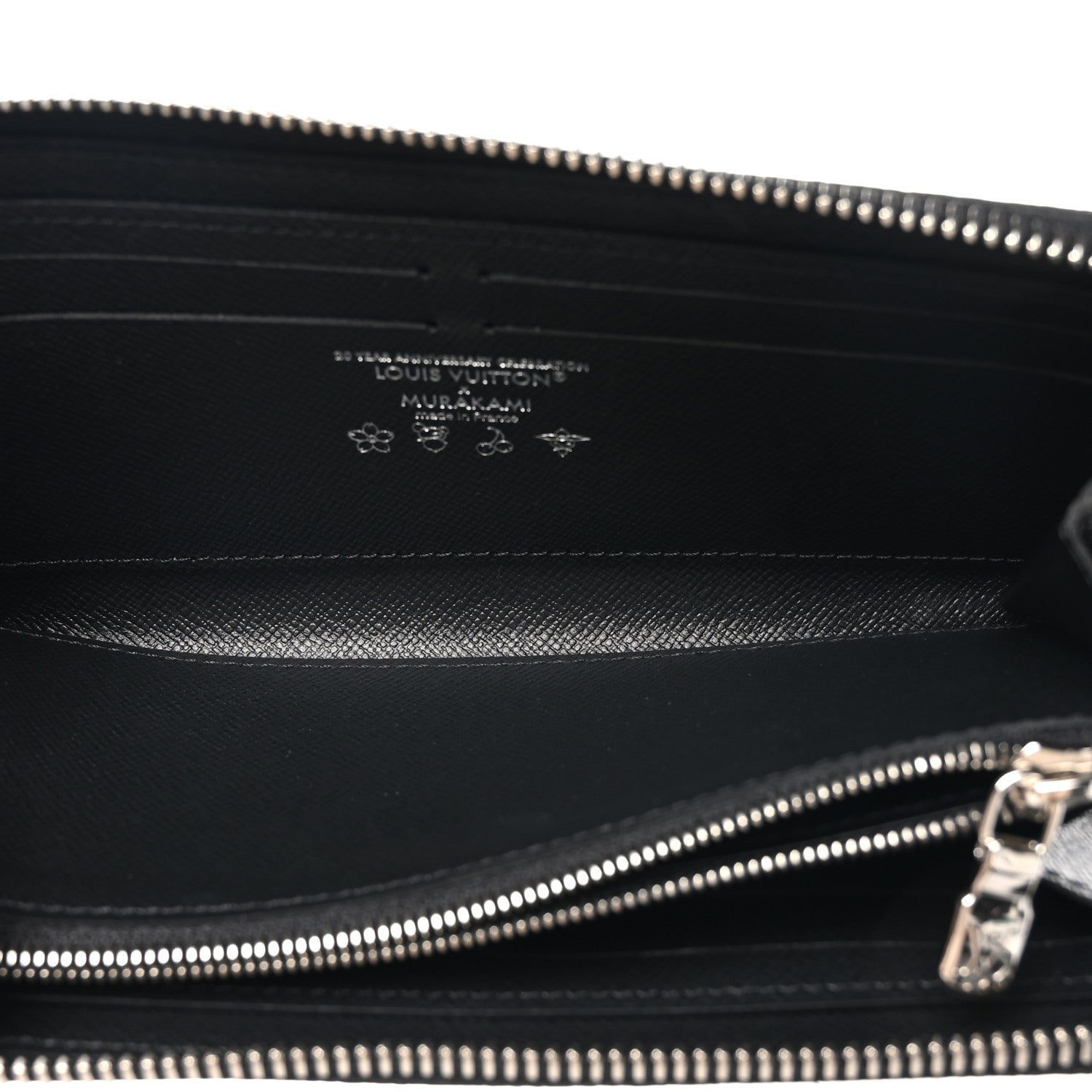 Louis Vuitton LV X TM Monogram Multicolor Clemence Wallet Black 5 of 9