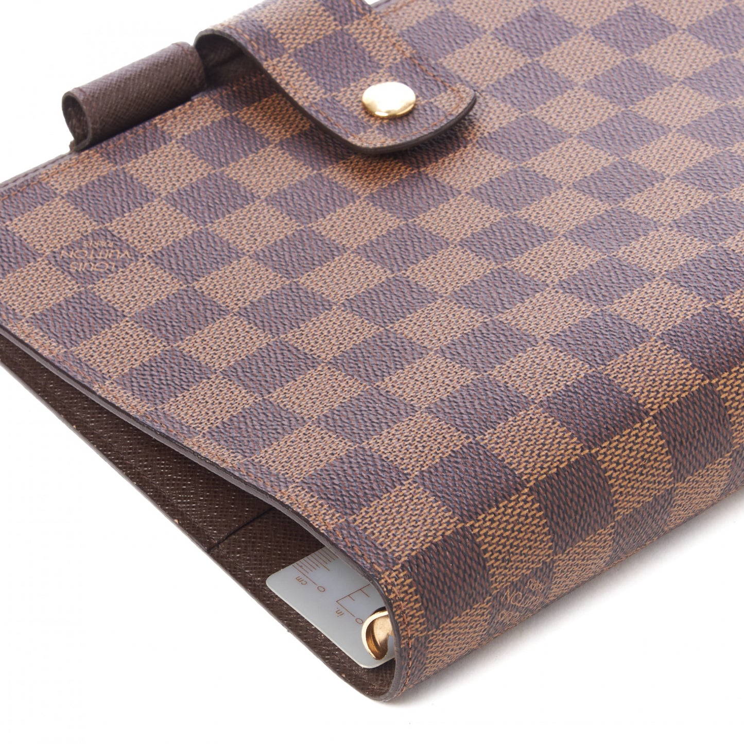Damier Ebene Large Ring Agenda Cover