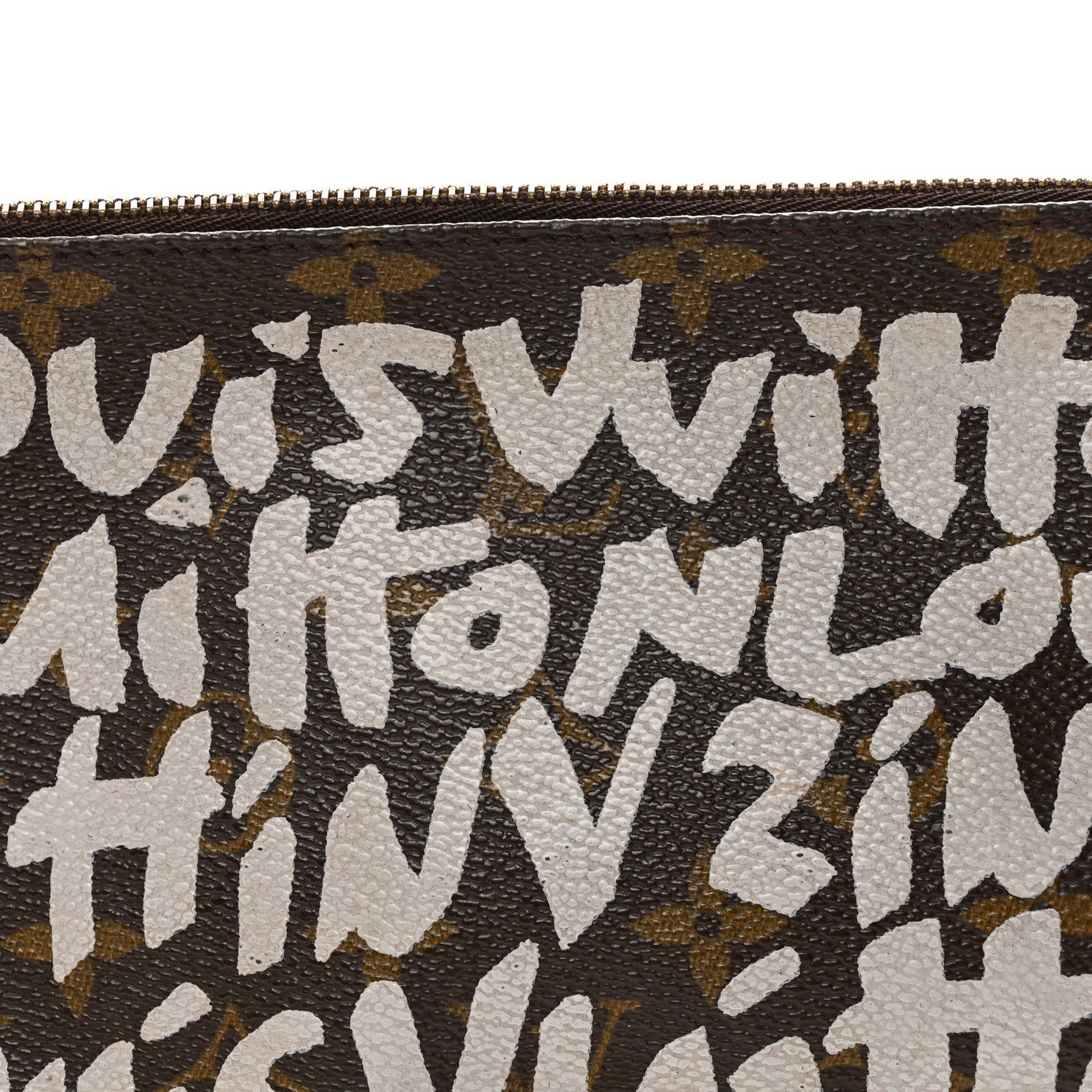 Louis Vuitton Monogram Graffiti Pochette Accessories Silver 7 of 8