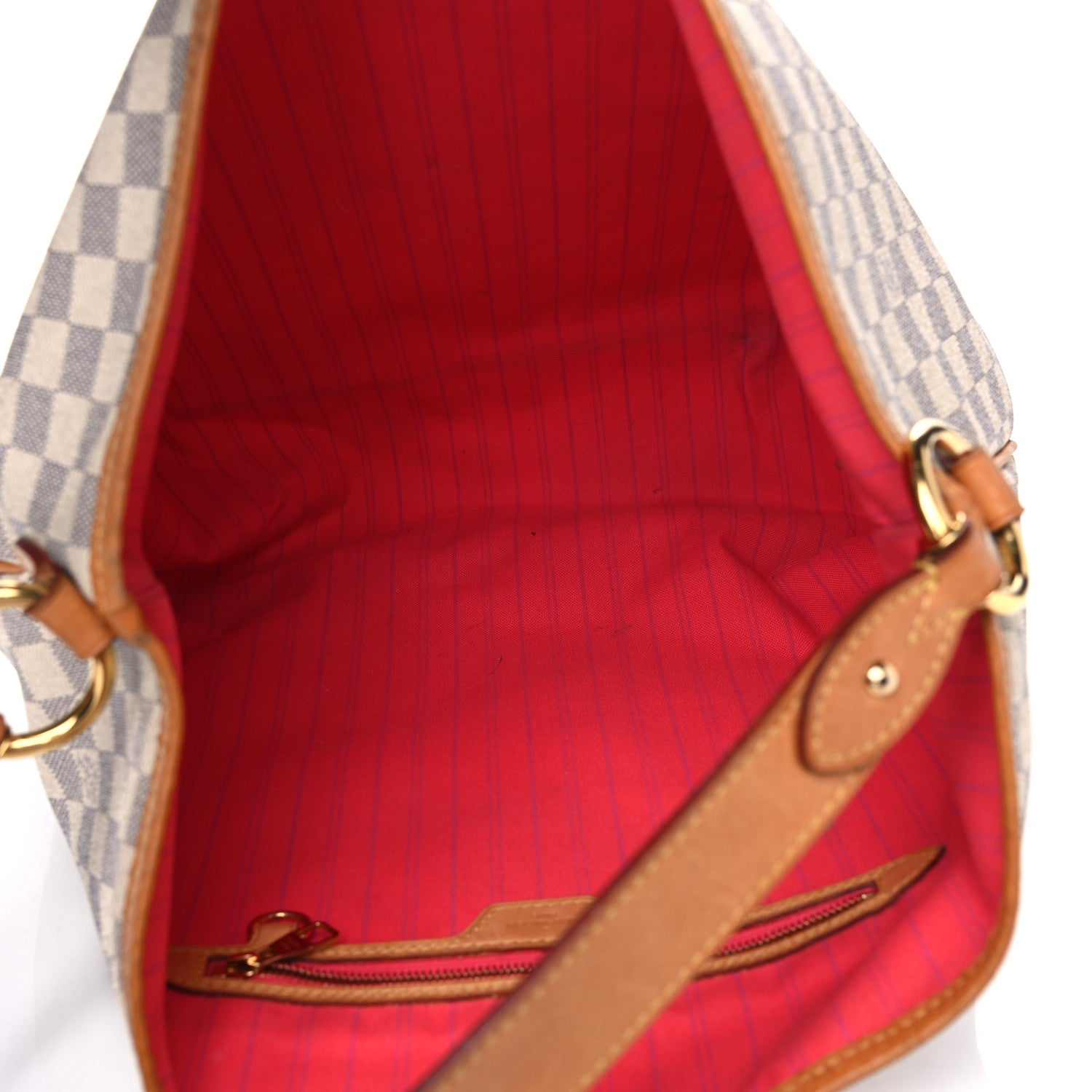 Louis Vuitton Damier Azur Delightful MM Pink 7 of 44