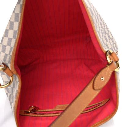 Louis Vuitton Damier Azur Delightful MM Pink 7 of 44