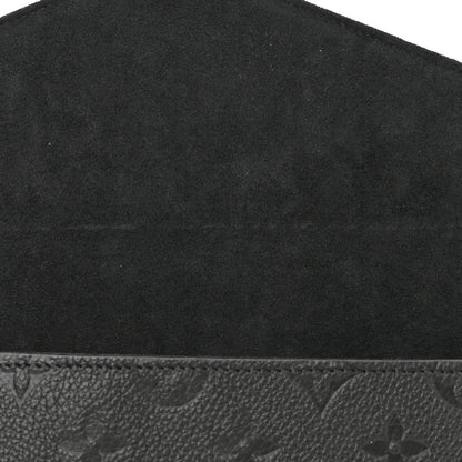 Louis Vuitton Empreinte Pochette Felicie Chain Wallet Black 11 of 11