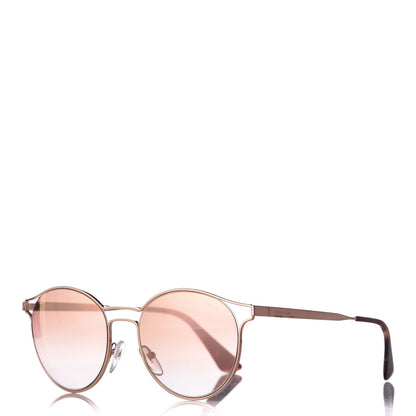 Prada Mirrored Cinema Sunglasses SPR 62S Rose Gold 1 of 7
