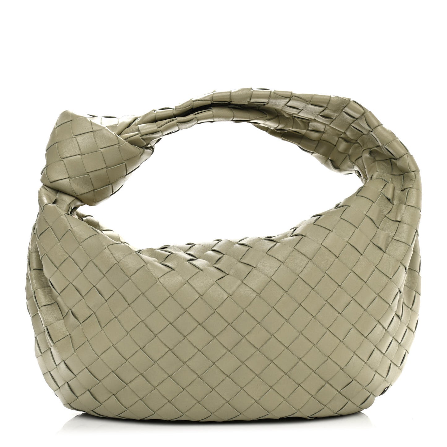 Nappa Intrecciato Teen Jodie Hobo Travertine