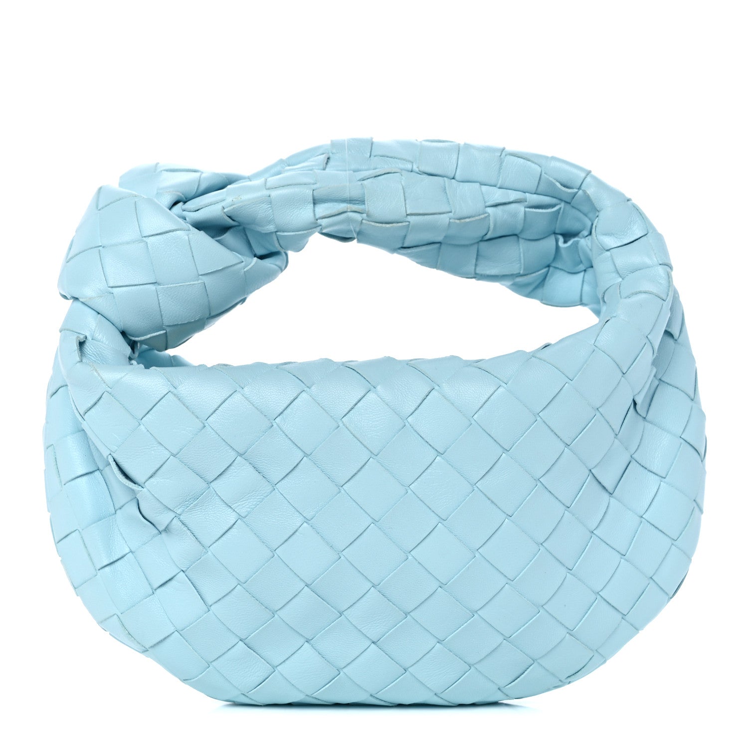 Bottega Veneta Nappa Intrecciato Mini Jodie Teal Washed 1 of 9