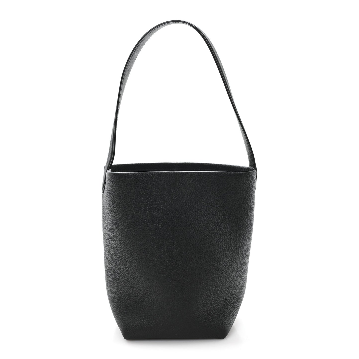 Grained Calfskin Small N/S Park Tote Black