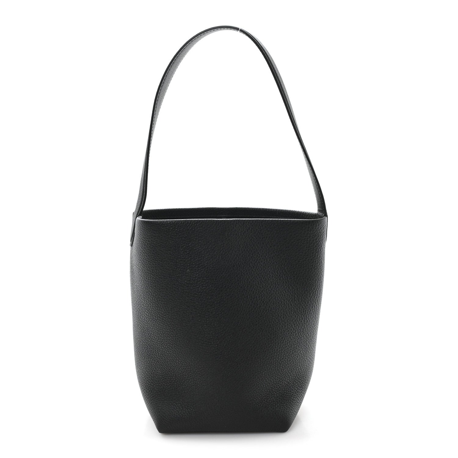 The Row Grained Calfskin Small N/S Park Tote Black 1 of 9