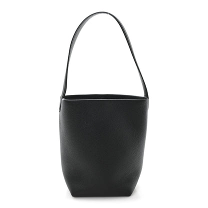 The Row Grained Calfskin Small N/S Park Tote Black 1 of 9