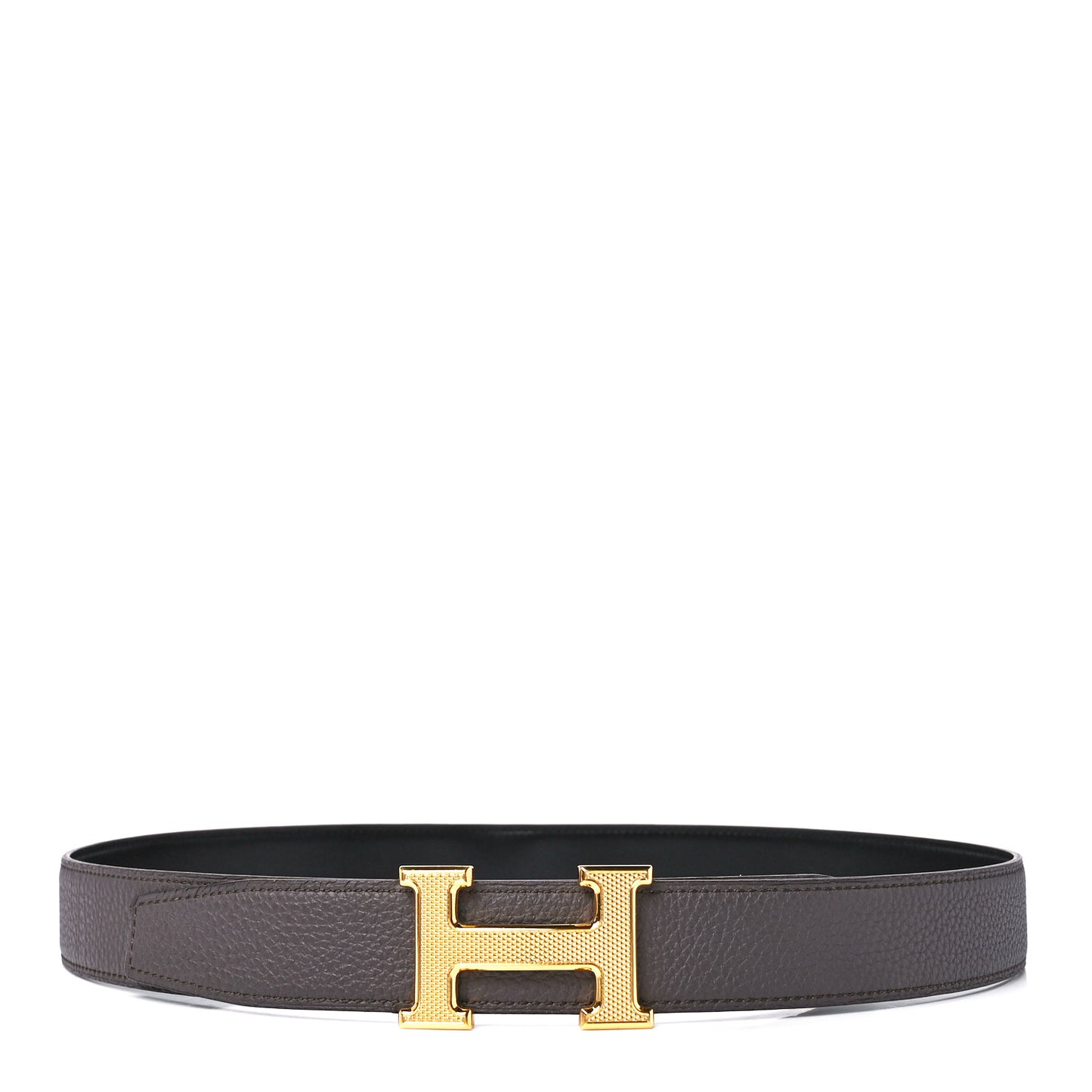Box Togo 32mm Guilloche H Belt 90 36 Black Etain